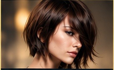 Styled haircut